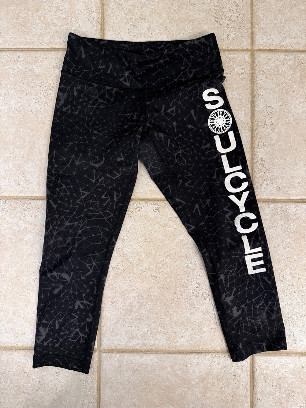 Lululemon SoulCycle 3/4 Black Athletic Leggings